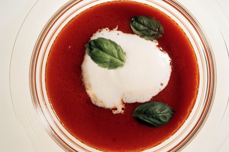 La sopa de tomate aumenta el consumo de licopeno.