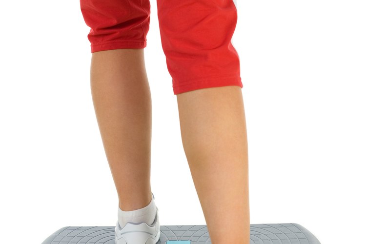 El calzado aeróbico puede utilizarse para clases de step.