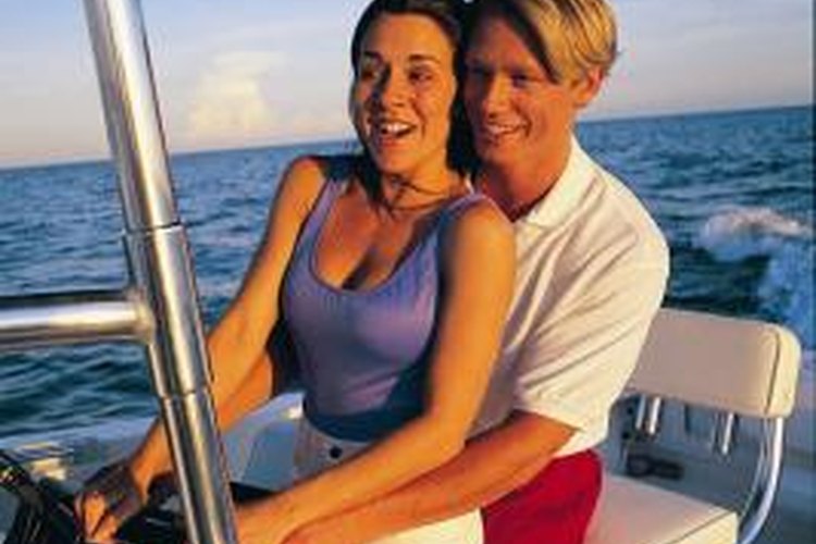 Stockbyte/Stockbyte/Getty Images Vinyl boat seats can be easily reupholstered.