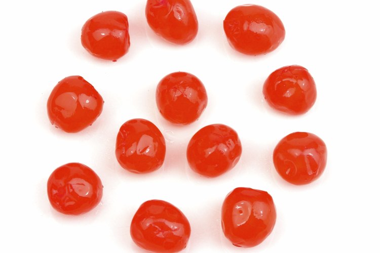 Cerezas acarameladas.