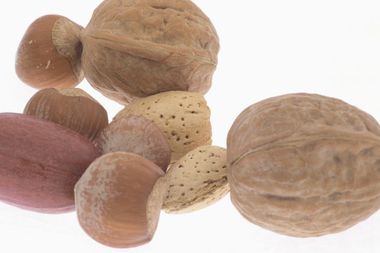 Los frutos secos son alimentos saludables.