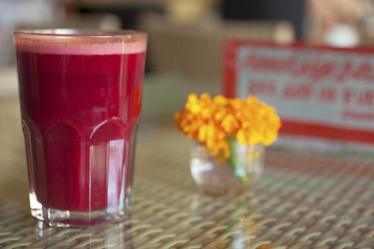 Jugo de remolacha.