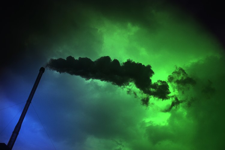 La contaminación del aire es un problema serio.