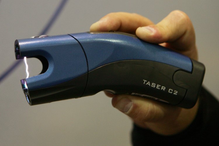 Ethan Miller/Getty Images News/Getty Images Tasers and stun guns are prohibited in some states.
