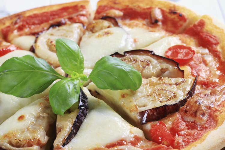 Pizza vegetariana.