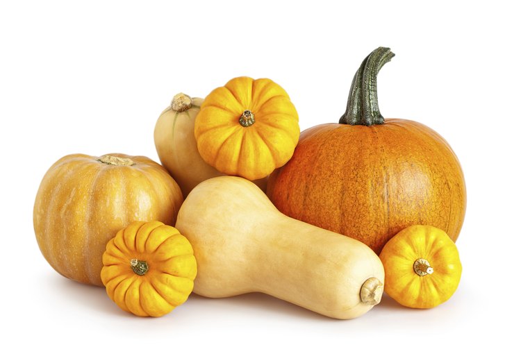 Variedad de calabazas.