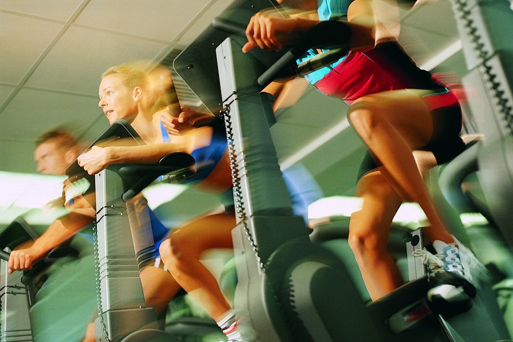 Clase de Spinning.