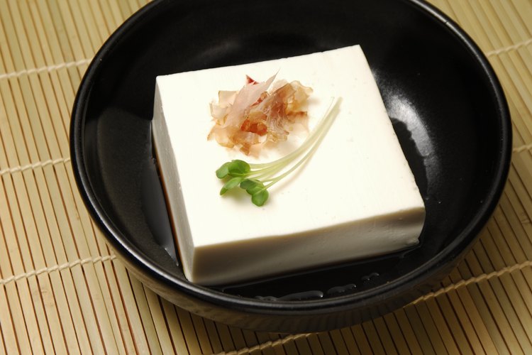El tofu es un alimento a base de soja.