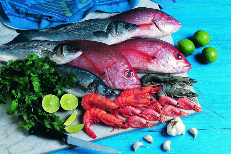 Cilantro y alimentos.