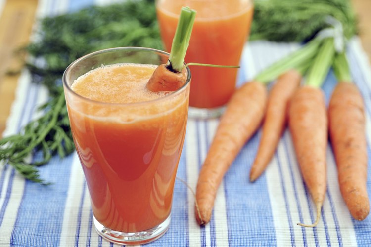 Jugo de zanahoria.