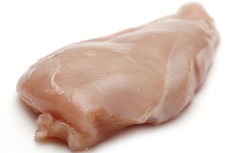 Pechuga de pollo sin piel.