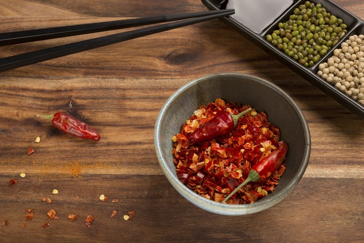 La pimienta de cayena y el pimiento rojo triturado no son intercambiables.