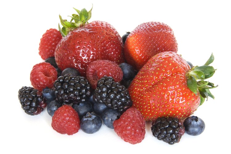 Las bayas contienen flavonoides.