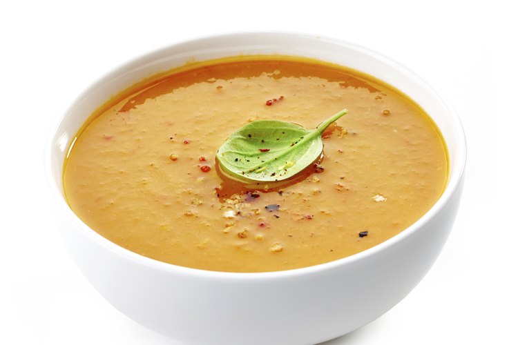 Sopa caliente.