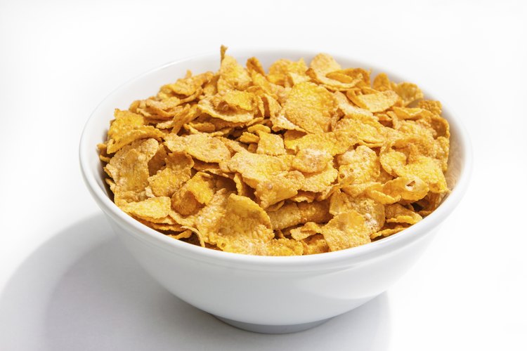 Evita alimentos como los cereales de maíz.