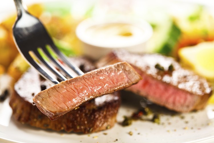 La carne es una buena fuente de zinc.