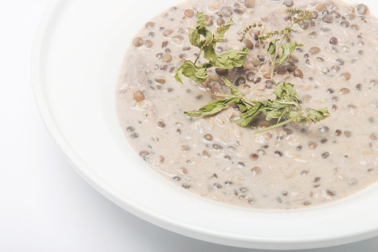 Sopa vegetariana.