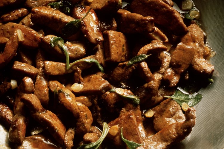 El hígado de ternera es una gran fuente de vitamina A.