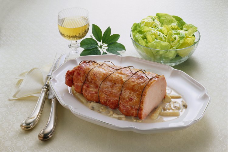 El lomo de cerdo es un corte magro.