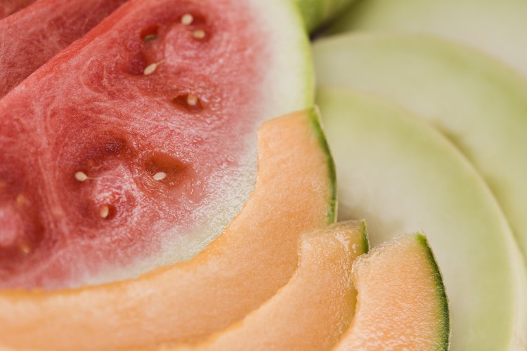 Cantalupo suave en rodajas