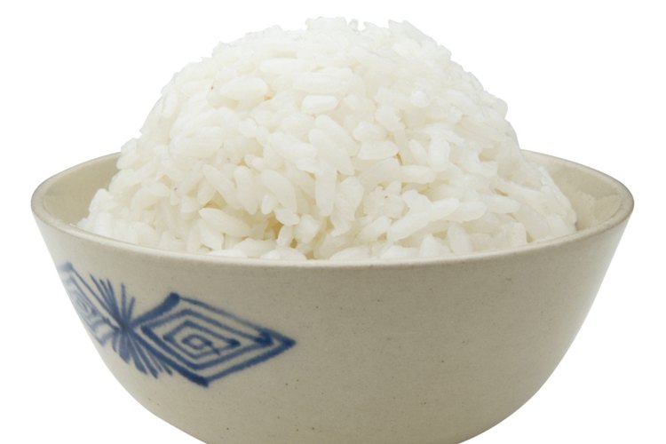 El arroz blanco es parte de la dieta BRAT.