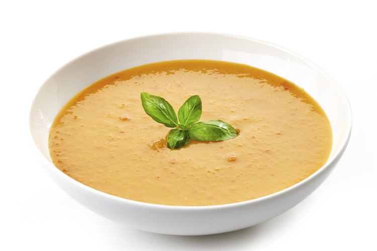 La sopa puede ser una comida líquida buena.
