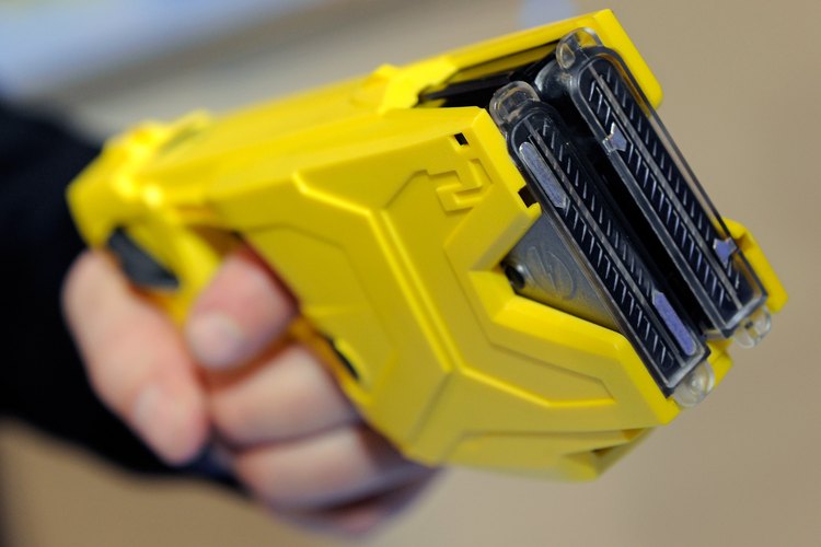 Ethan Miller/Getty Images News/Getty Images The X2 taser used by law enforcement.