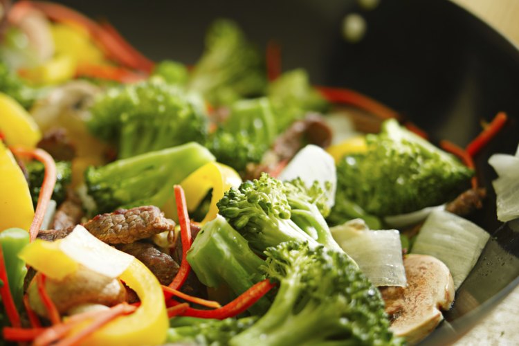 Carne salteada.