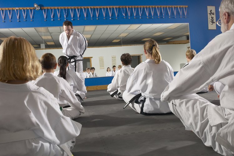 Una de las piezas más comunes de equipo de golpes en los gimnasios de artes marciales es el escudo de patadas.