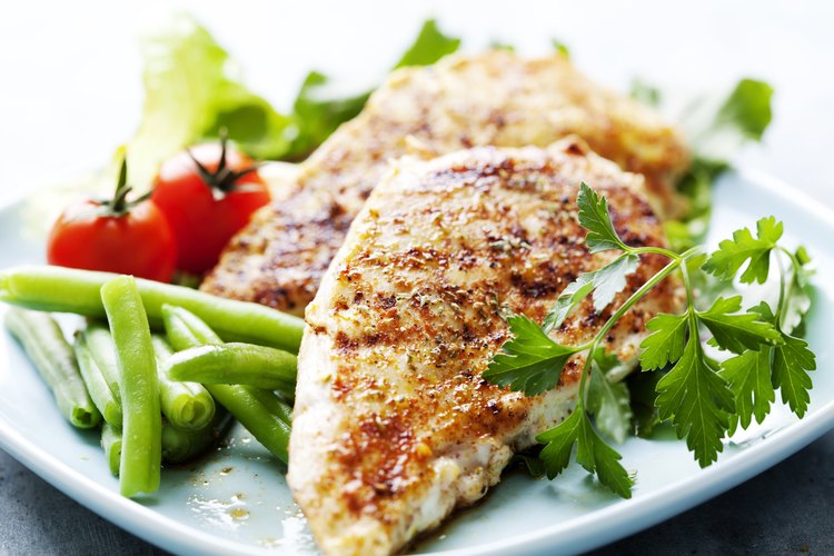 Pollo a la parrilla.