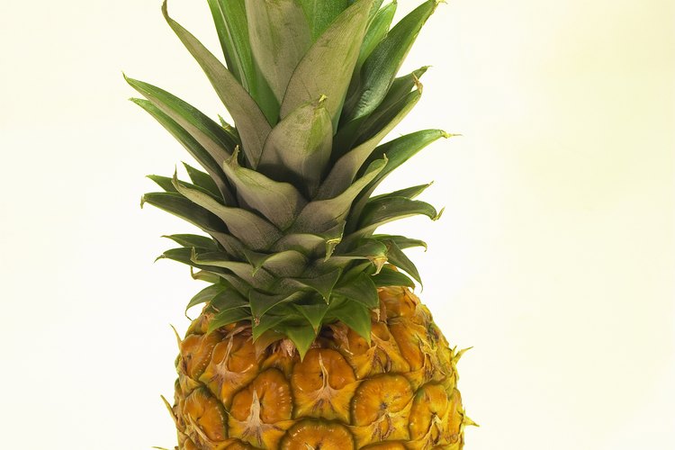 El ácido da a la piña su sabor ácido.