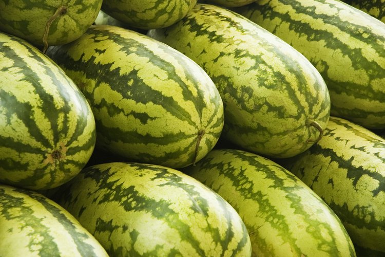Las sandías consisten en más del 90 por ciento de agua.