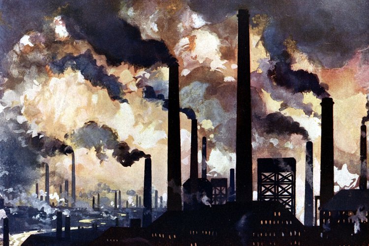 Las fabricas pueden causar contaminación del aire, agua y la tierra.