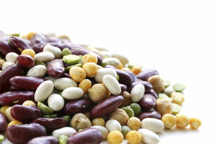 Los frijoles y las lentejas son proteínas magras.