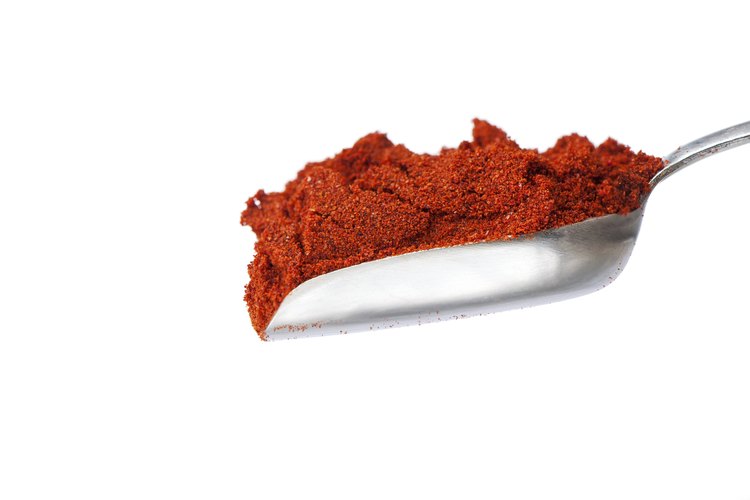 Chile en polvo.