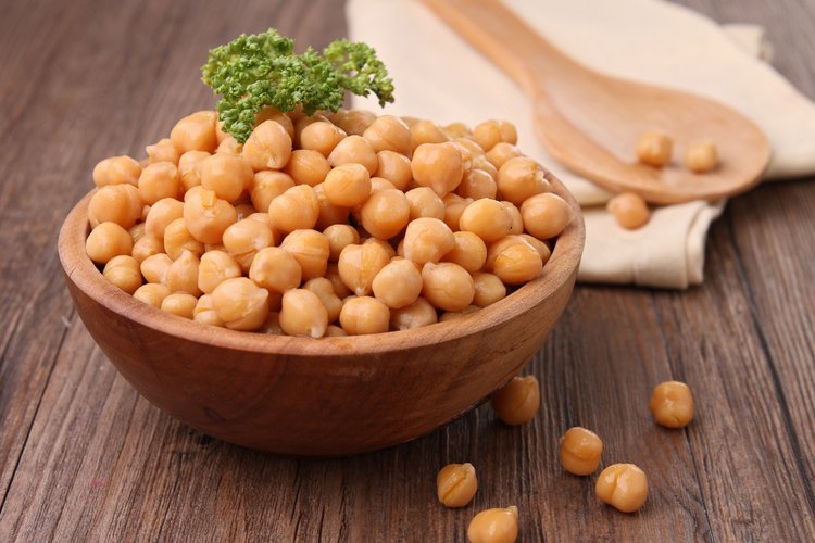 Los garbanzos son ricos en proteínas.