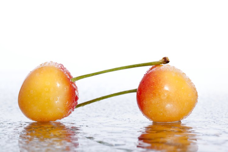 Cerezas Rainier.