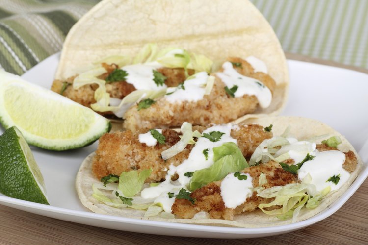 Tacos de pescados.