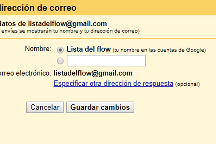 Cómo cambiar mi dirección de Gmail