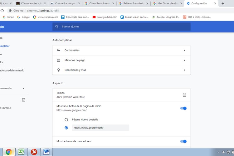 Cómo cambiar la información de autocompletar de Google