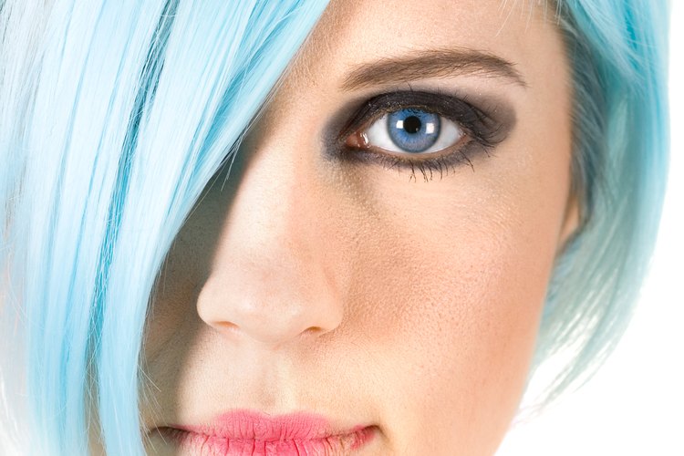 get blue dye out of hair