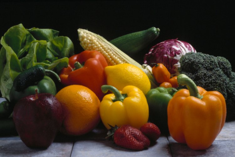 Consume una variedad de colores cada día.