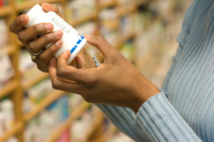 Irritación estomacal y suplementos de hierro.