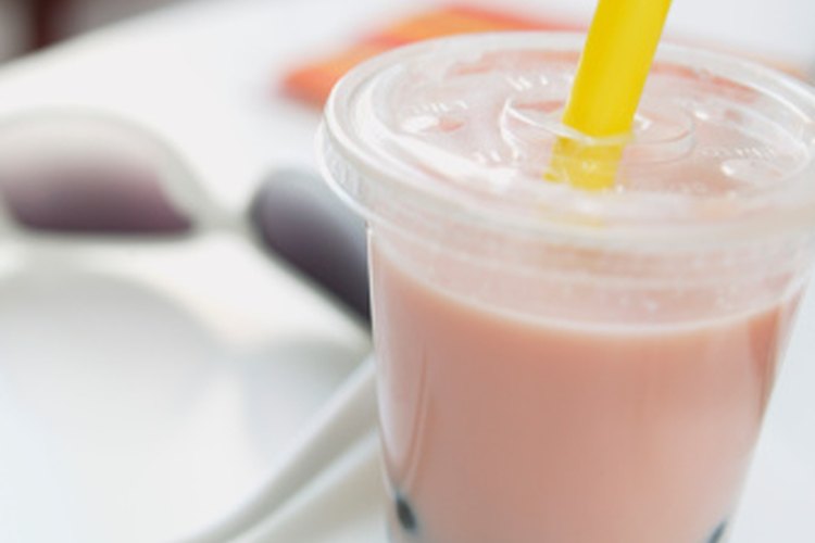 Las bolas de tapioca, encontradas en la bebida Boba, son ricas en carbohidratos.