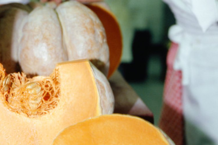 La calabaza fresca al vapor es excelente en pasteles y otros productos de repostería.