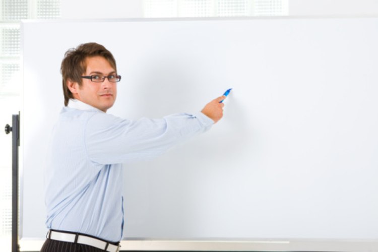 Las presentaciones de Power Point funcionan mejor que los viejos tableros blancos