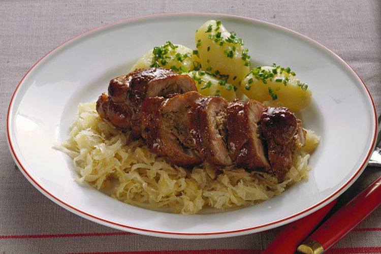 El chucrut es un excelente acompañamiento para la mayoría de las carnes.
