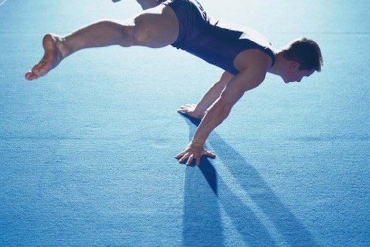 Los gimnastas utilizan sus abductores para mantener las piernas abiertas.