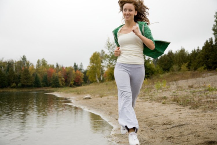 El correr te permite estar al aire libre.