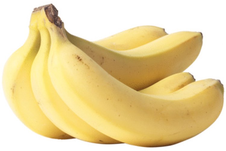 Como un fresco plátano como elección de fruta no ácida.